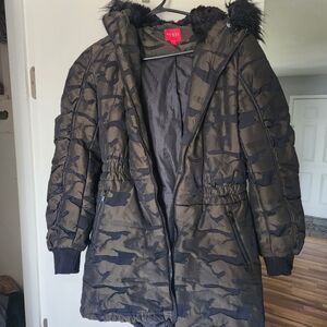 Guess camo trench coat